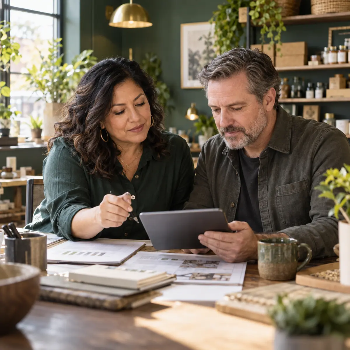 Experienced business owners planning their next stage