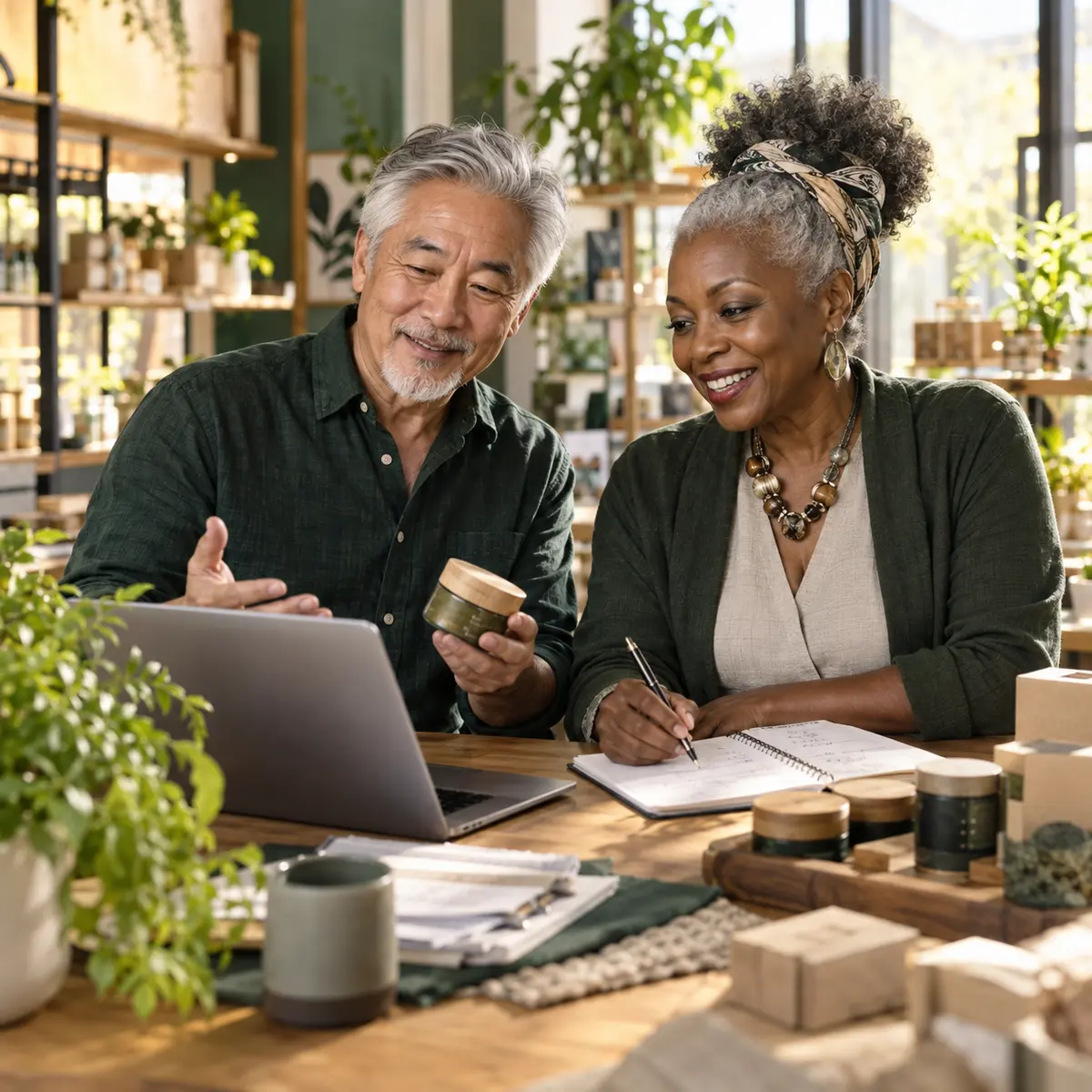 Older adult entrepreneurs building a community venture